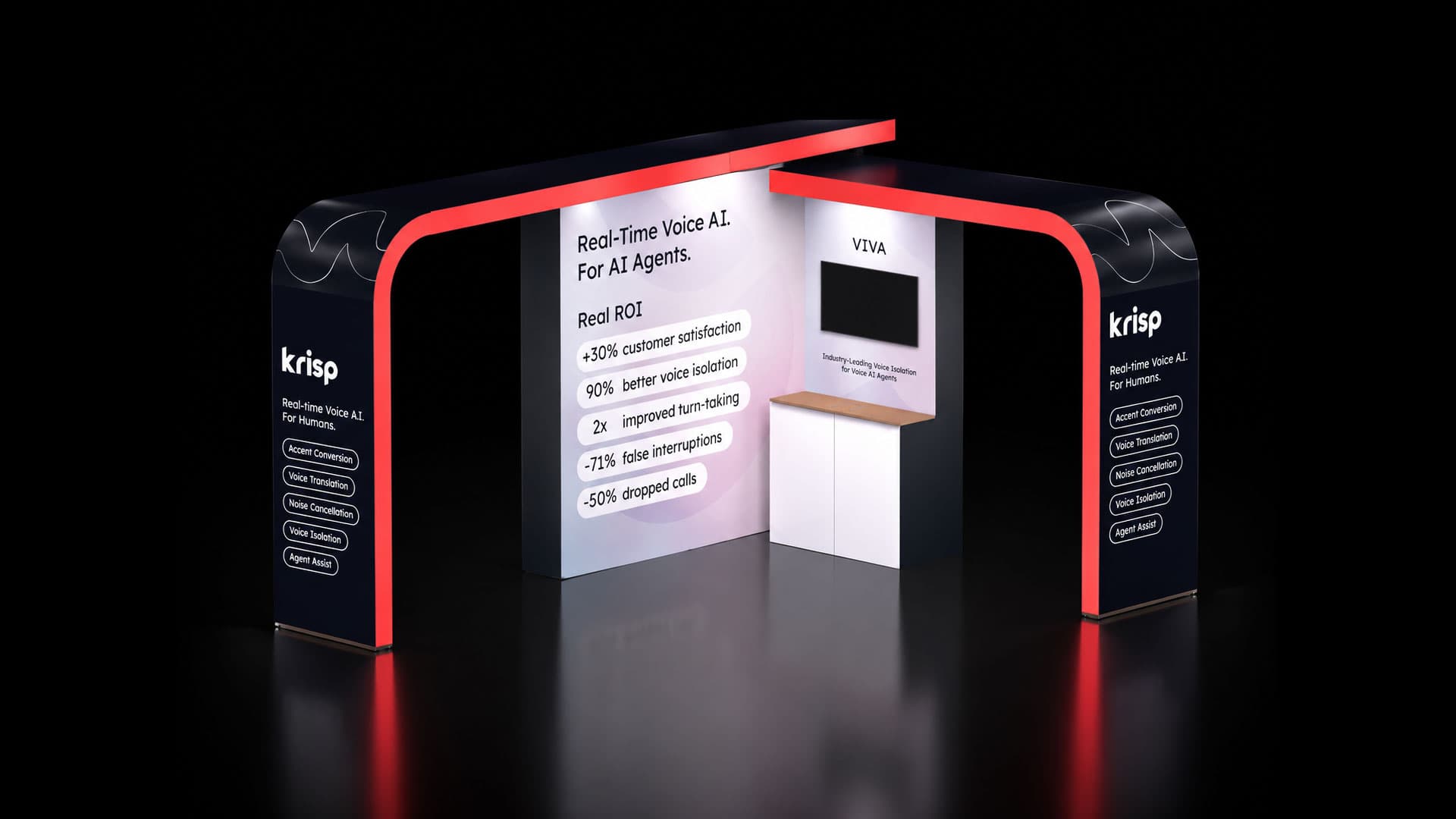 Krisp event and exhibition — CCW Europe campaign graphic
